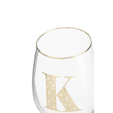 Claro Letter K Curved Tumbler