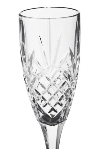 Beaufort Set Of 4 Crystal  Champagne Glasses
