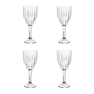 Beaufort Set Of 4 Crystal  Wine Glasses