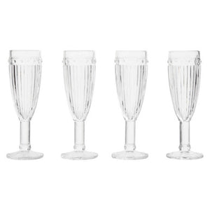 Auclair Set Of Four Champagne Glasses