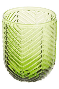 Fleur Set Of Four Green Tumblers