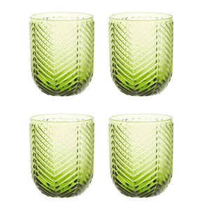 Set of Four Green Tumblers | Fleur