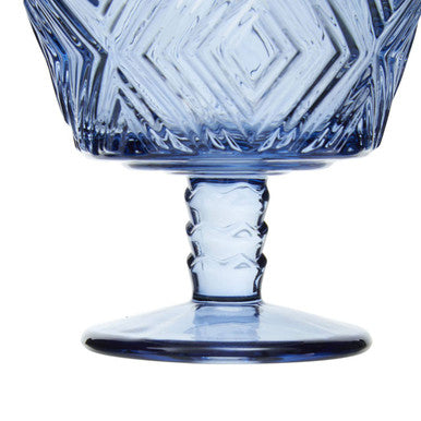 Fleur Set Of Four Blue Dessert Dishes