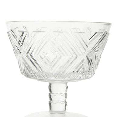 Fleur Set Of Four Clear Dessert Dishes
