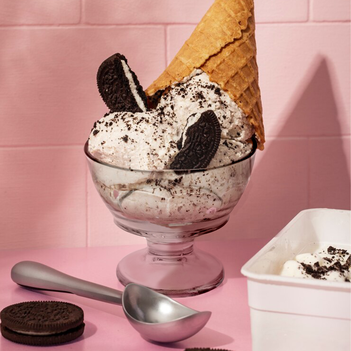 Set Of Four Torta Round Sundae Dishes