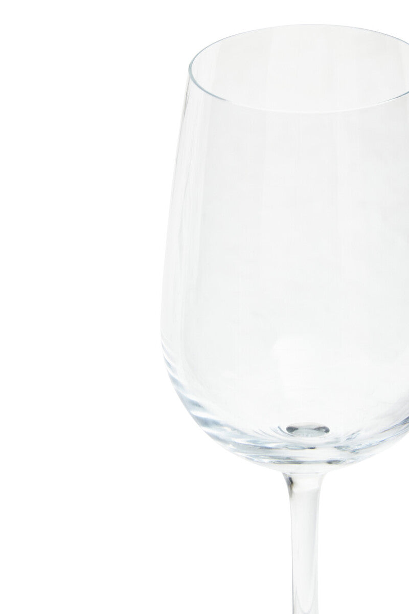 Ada Set of Four Crystal Wine Glasses