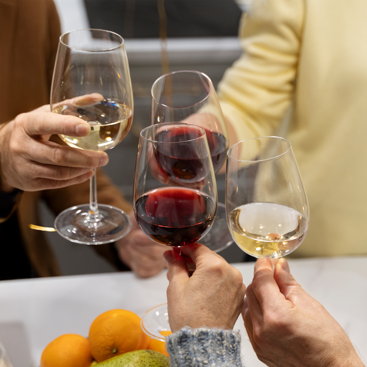 Ada Set Of 4 Crystal Wine Glasses