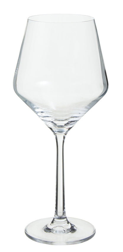 Ada Set Of 4 Crystal Burgundy Glasses - Image 1