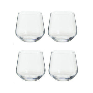 Ada Set of 4 Crystal Tumblers 370ml