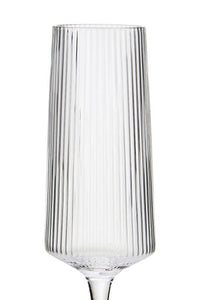 Eldon Set Of Four Ribbed Champagne Glasses Mob Packaging