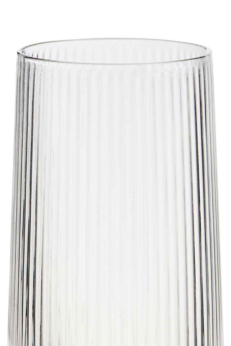Eldon Set of Four Ribbed Hi Ball Glasses