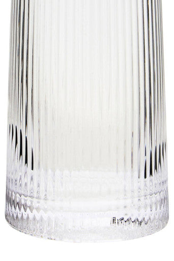 Set Of Four Eldon Ribbed Clear Hi Ball Glasses Mob Packagaing