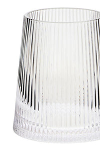 Eldon Set of 4 Ribbed Glass Tumblers