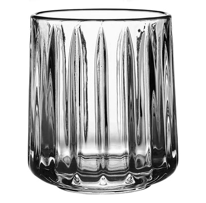 Beaufort Set of Four 300ml Clear Ribbed Glass Tumblers