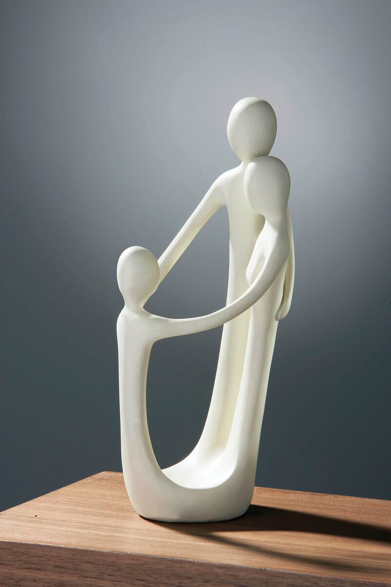 Faber Family Circle Figurine Ivory Polyresin