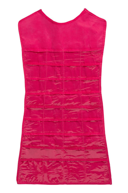 Hot Pink Dress Design Jewellery Organiser | Verti