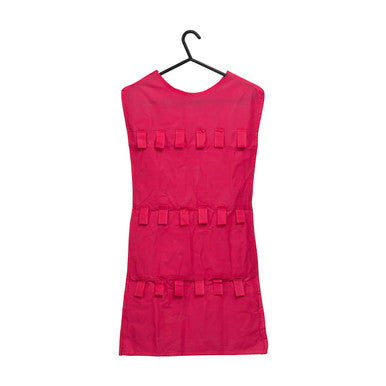 Hot Pink Dress Design Jewellery Organiser