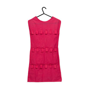 Hot Pink Dress Design Jewellery Organiser