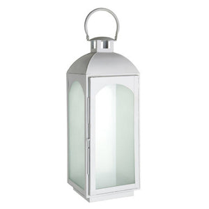 Farol White Wash Large Lantern