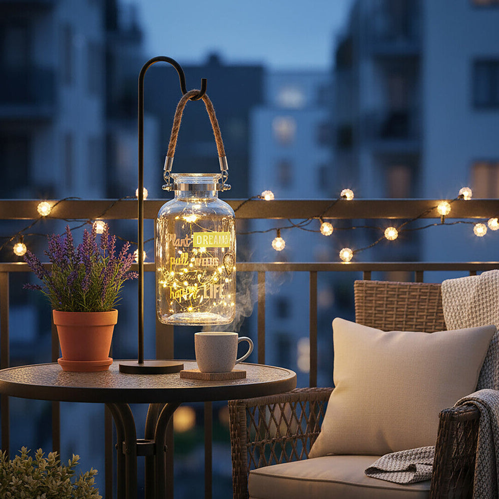 Felicity Artists Garden Glass Lantern - image 3