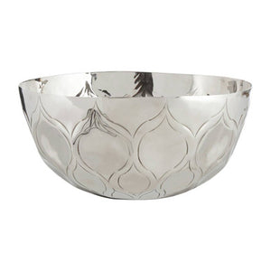 Bowl with Nickel Finish | Ravi
