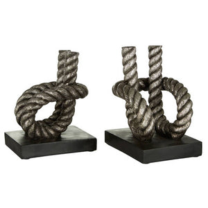 Piper Set of Rope Bookends