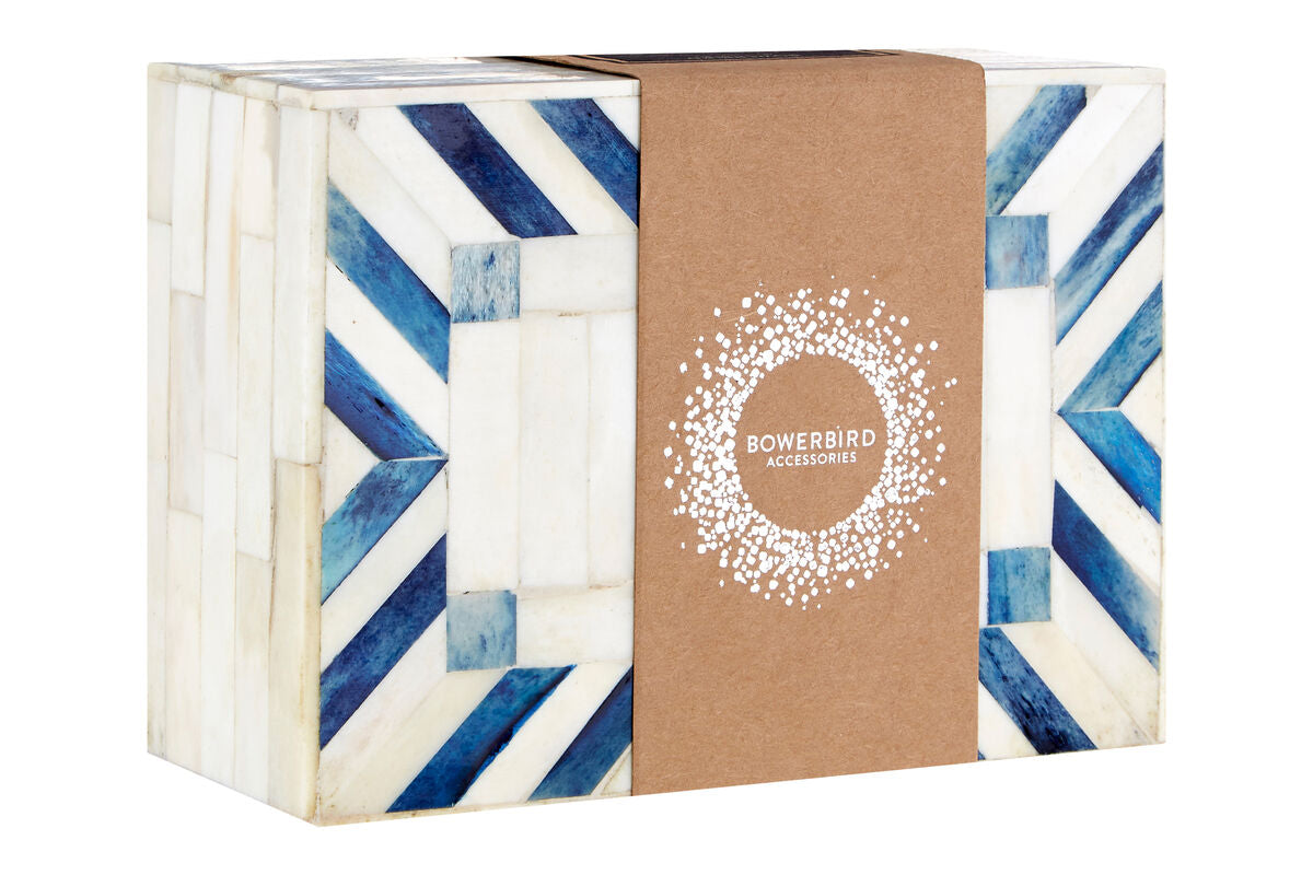 Bowerbird Blue Large Trinket Box - image 2