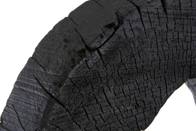 Fidel Large Rustic Mango Wood Sculpture On Stand