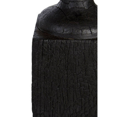 Fidel Black Rustic Mango Wood Finial Sculpture - image 7