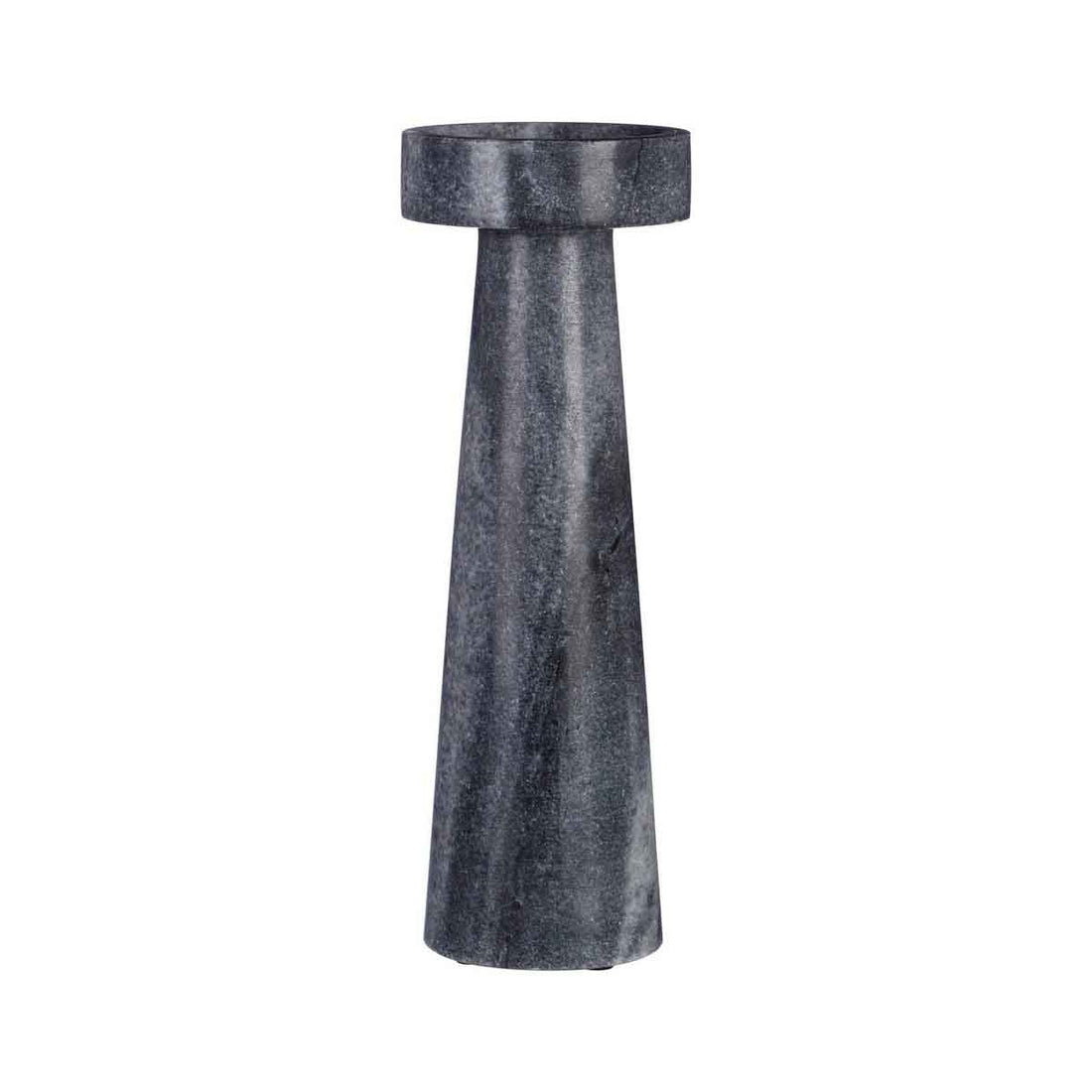 Kira Large Grey Marble Candle Holder