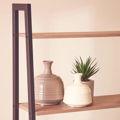 Dusk Cream Small Ribbed Ceramic Vase - image 2