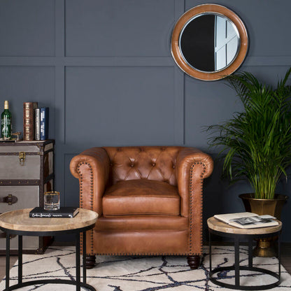 Reza Set of 3 Gold Finish Planters