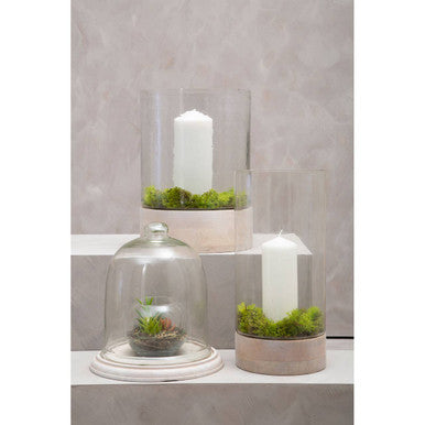 Jain Hurricane Hammered Large Candle Holder