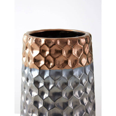 Galaxy Small Ceramic Vase with Metallic Finish - image 4