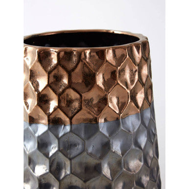 Galaxy Large Ceramic Vase with Metallic Finish - image 5