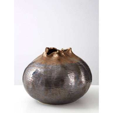 Aurora Large Metallic Vase