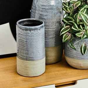 Caldera Small Grey Vase