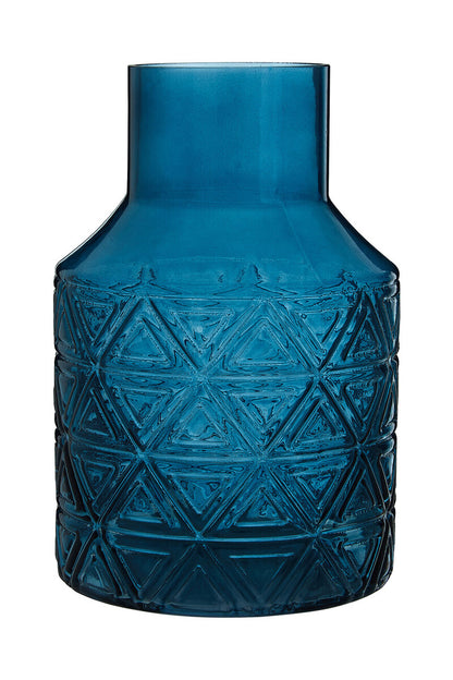 Dakota Blue Glass Vase