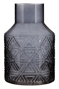 Dakota Grey Glass Vase