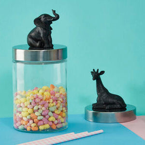 Boho Giraffe Jar