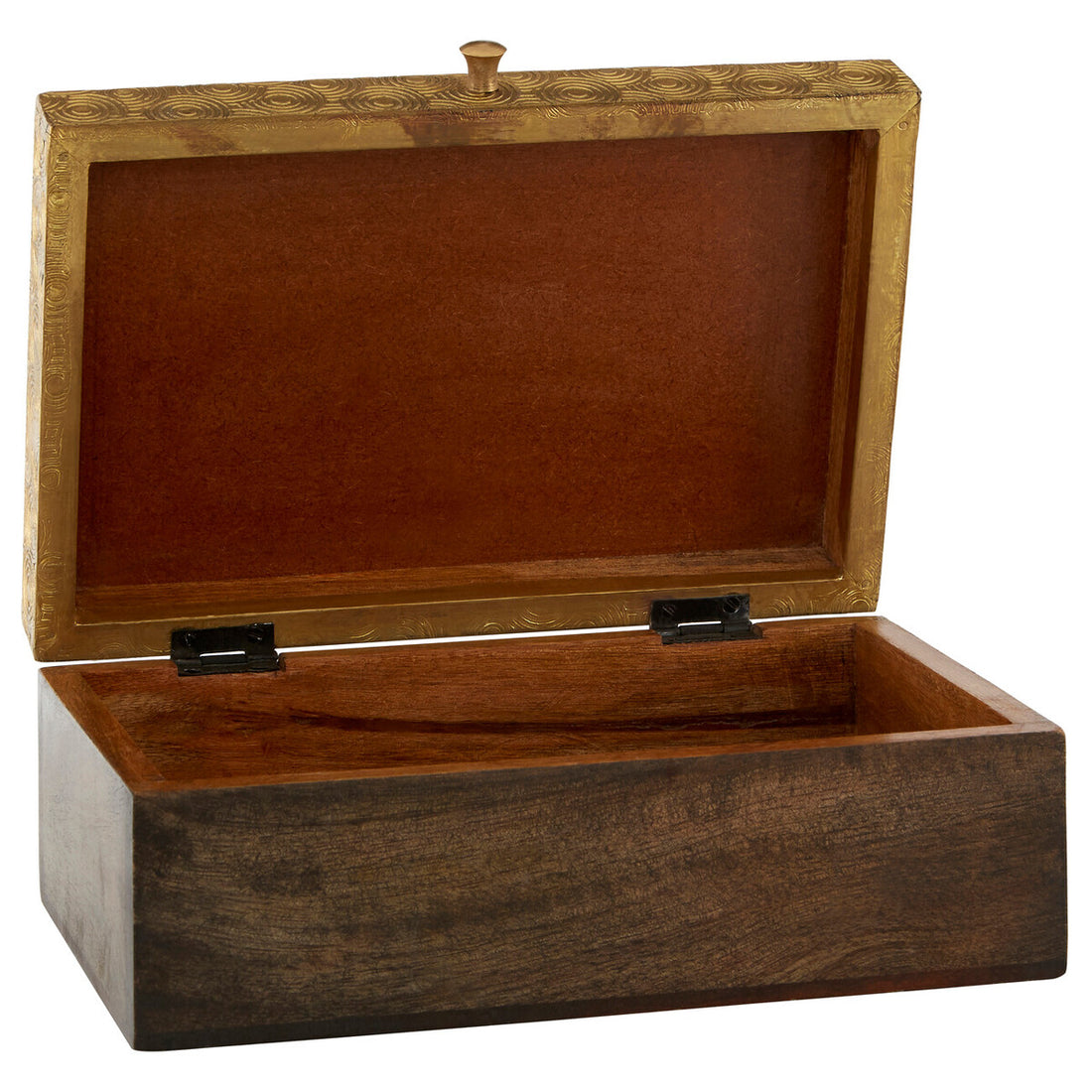 Bowerbird Gold Disc Design Large Trinket Box - image 5