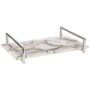 White Agate Large Tray | Bowerbird