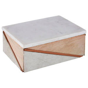 Bowerbird Cowhide Large Trinket Box