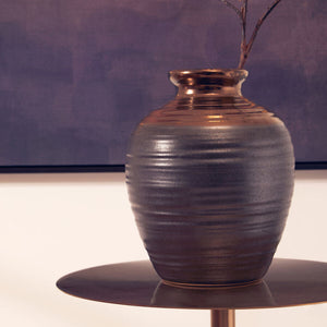 Zamak Large Barrel Vase