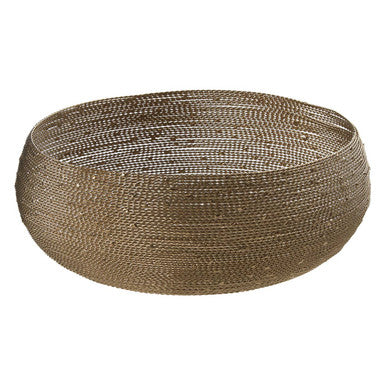 Hege Nickel Twisted Wire Large Decorative Bowl - image 3