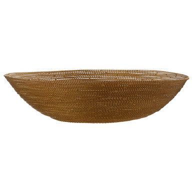 Hege Brass Wire Gold Finish Decorative Bowl