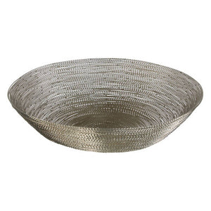 Hege Nickel Wire Silver Decorative Bowl