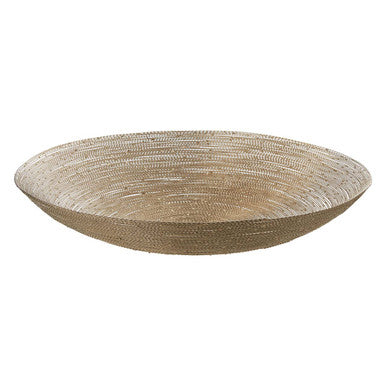 Hege Nickel Twisted Metal Small Decorative Bowl