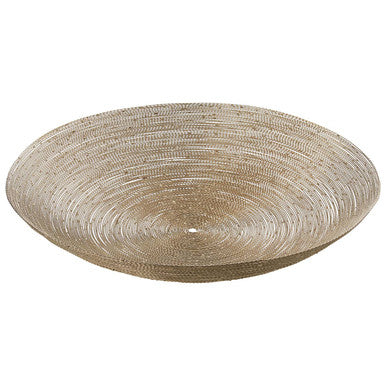 Hege Nickel Twisted Metal Small Decorative Bowl