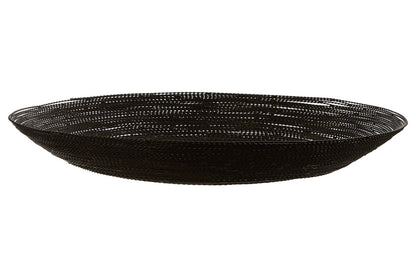 Heg Black Twisted Wire Decorative Plate - Image 1